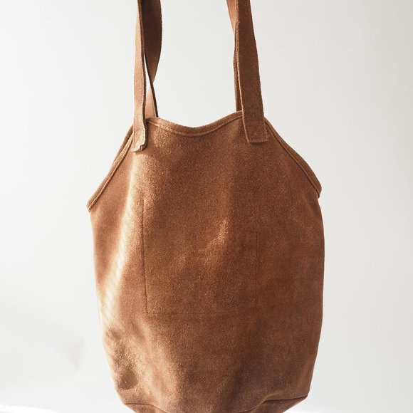 Esby Suede Fisherman Tote - Picture 2 of 4